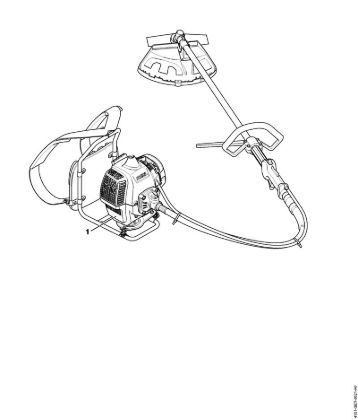 Motoguadañas de mochila (FR) FR 230 Níºmero de máquinaÂ  de la marca Stihl